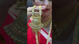 Ranihaar| 5mg gold polish| premium| rs.2050~| booking no.9971930824 #jewellery #goldpolish #ranihaar