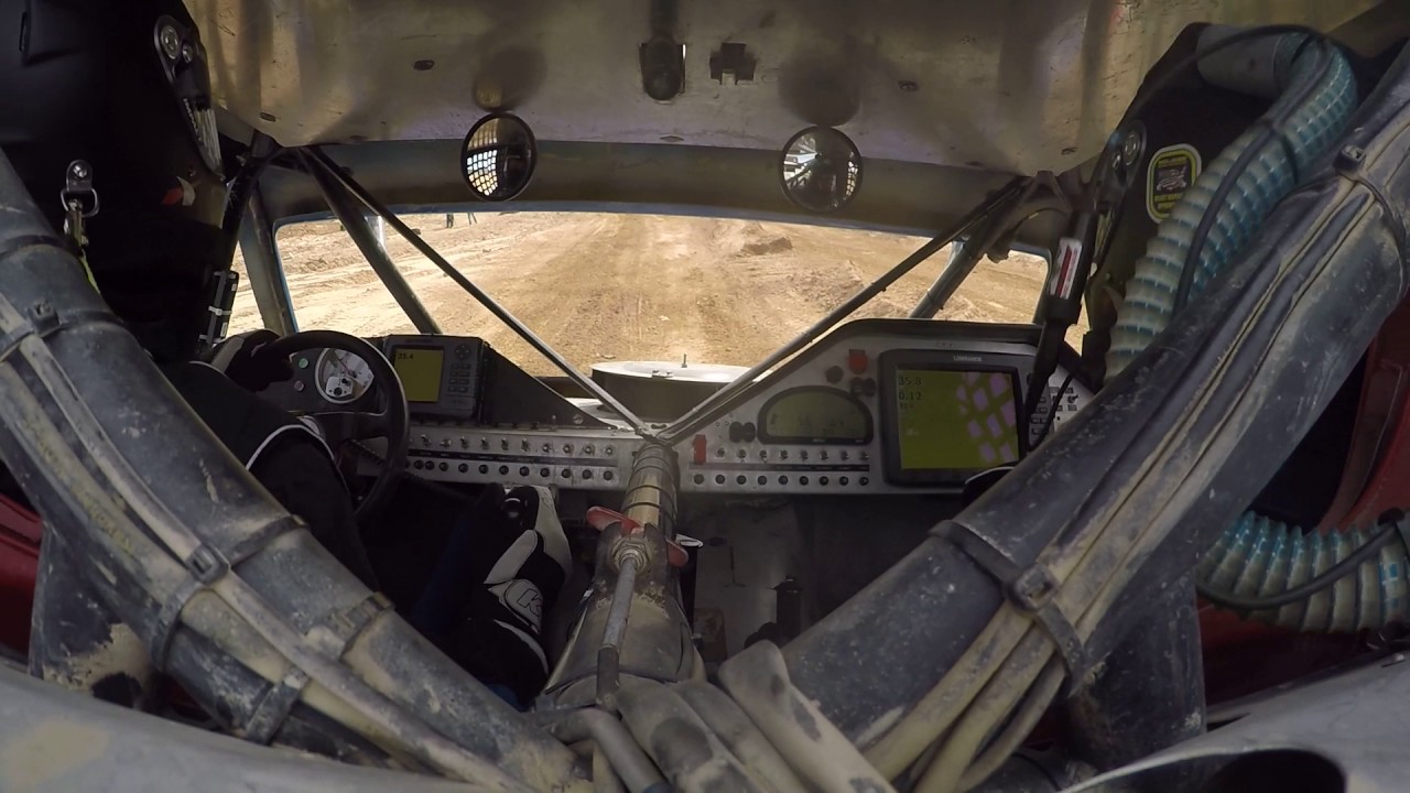 Mint 400 Reinertson Racing Big Mac Truck in car
