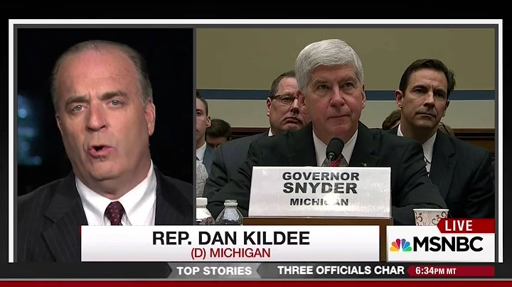 Congressman Dan Kildee discusses Flint water crisis criminal charges with Chris Hayes