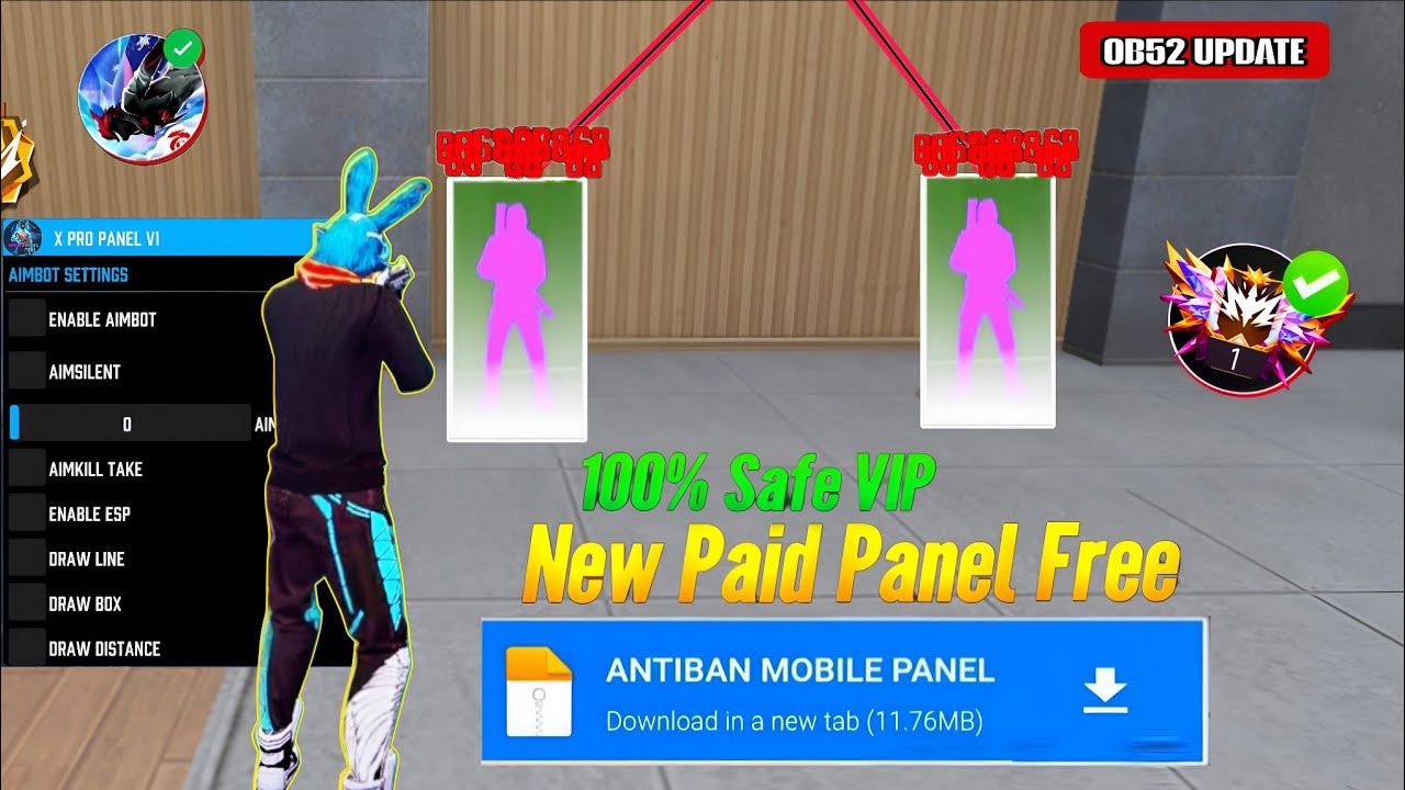 X PRO PANEL V1 UPDATE MOBILE PANEL OB52 UPDATE ANTBAN FREE PANEL ✅