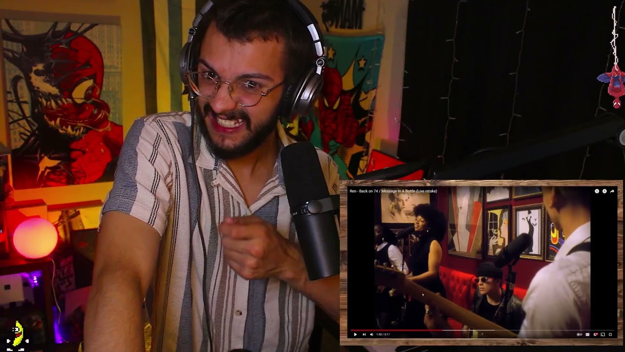 Musician REACTS to Ren - Back on 74 / Message In A Bottle (Live retake)