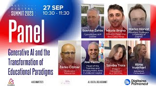Panel: Generative AI and the transformation of educational paradigms