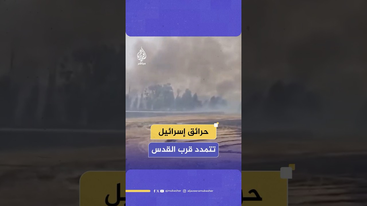 بعد تمدد الحرائق.. الشرطة الإسرائيلية تخلي عدة بلدات تقع على بعد نحو 20 كيلومترا غرب القدس