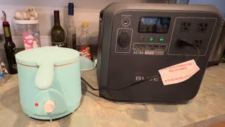 MyMini Personal Deep Fryer & Bluetti AC180 Review