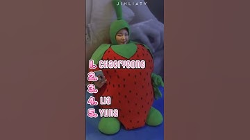 My Itzy bias ranking #kpop#itzy#midzy#chaeryeong#yuna#lia#yeji#ryujin
