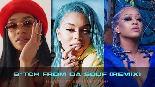 Mulatto- B*tch From Da Souf (Remix) ft. Saweetie \& Trina *Lyric Video*