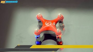 B CX-10 Mini 2.4G 4CH 6 Axis LED RC Quadcopter Toy Helicopter RM940C,GR,PU  Cheerson CX 10操纵视频