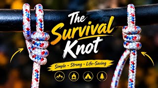The Knot You’ll Wish You Knew Before an Emergency… | How to Tie a Survival Knot
