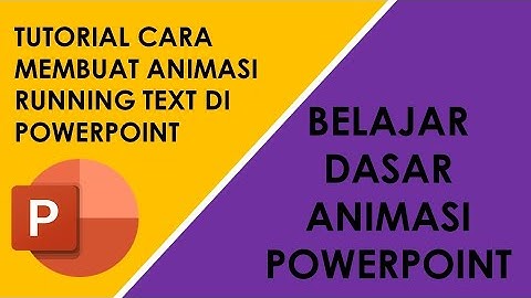 Buat running text  di PowerPoint emang bisa..?? I Dasar Animasi PowerPoint