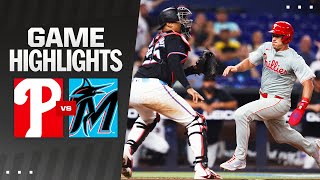 Phillies vs. Marlins Game Highlights (5/10/24) | MLB Highlights screenshot 3