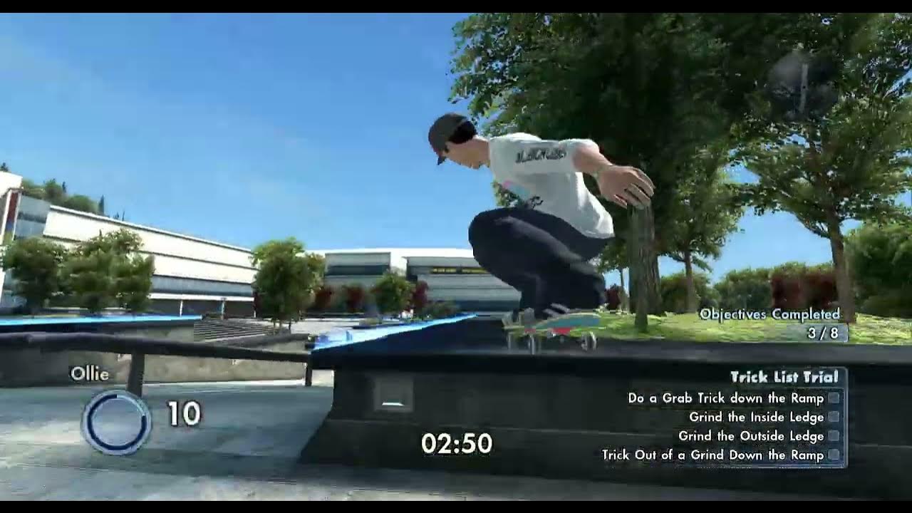 Skate 3 Trick List Trial YouTube