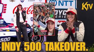 Caitlin Clark TAKES OVER INDY 500 with MASSIVE CROWD FOLLOWING HER while WNBA KEEPS HATING INSANE