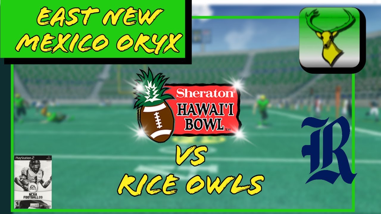 We got a Bowl Game! Hawai'i Bowl vs Rice East New Mexico Ep 16 YouTube