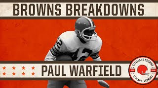 Taking A Look Back At Paul Warfields Speed And Elusiveness Browns Breakdowns