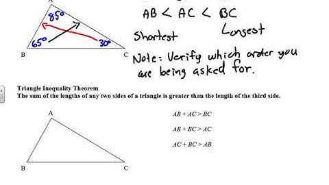Unit 5 Lesson 6 Inequalities in Triangles