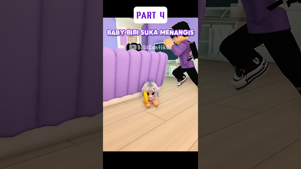 BABY BIBI MENANGIS TERUS KIRA KIRA MAUNYA APA YA?  #bimalafamily #roblox #bibicantik01  #brookhaven