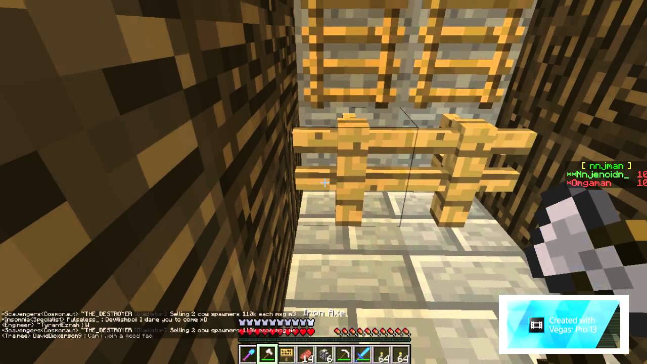 Minecraft Jump Over a Fence!!?? 1.8 YouTube