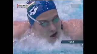 Otylia Jdrzejczak  World Record  200m Butterfly Womens  European Sc Chdanionship Debrecen 2007