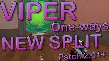 3 BEST One-way smokes for Viper on Split (Updated 2021 for Valorant Split changes)