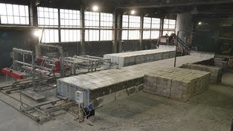 The production line of non-autoclaved aerated concrete PROFI