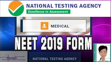 How to fill up Neet 2019 Application form |NTA Updates| Complete form fill up