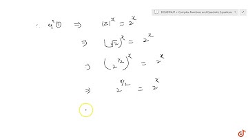 Find the number of non-zero integral solutions of the equation `|1-i|^x=2^xdot`...