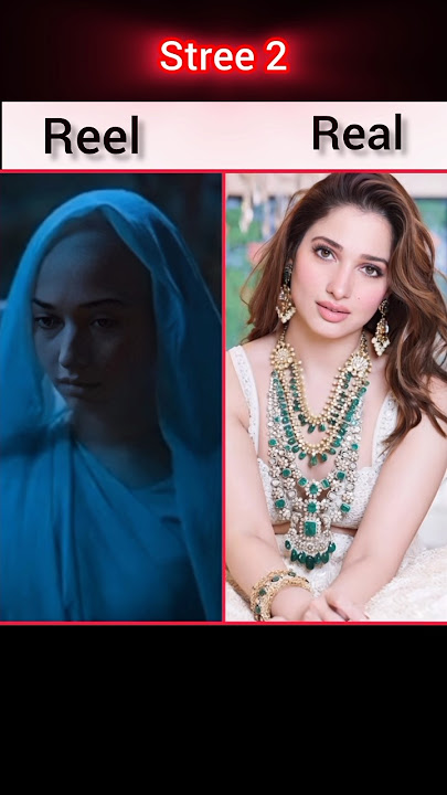 Stree 2 reel V's real life images (2024) #shorts #trending #stree2  #bollywood ...