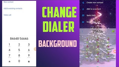 Change Dialer Screen Background | Contact Theme Keise Change kare #english subtitles in hindi