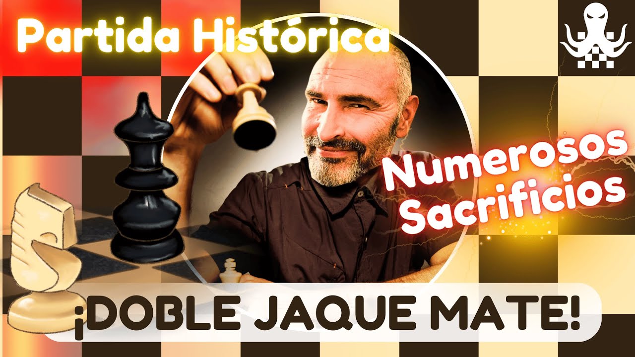 🔥 ¡Una partida loca con un DOBLE JAQUE MATE espectacular! ♟️✨