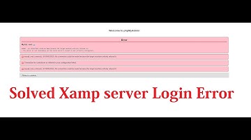 mysql real connect error(): (HY000/2002) for Xamp server