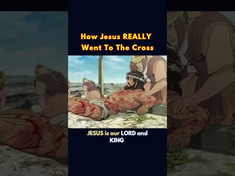 How Jesus REALLY Went To The Cross😭 #shorts #youtube #newtestament #jesus #bible #fypシ