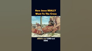 Thumbnail of How Jesus REALLY Went To The Cross😭 #shorts #youtube #newtestament #jesus #bible #fypシ