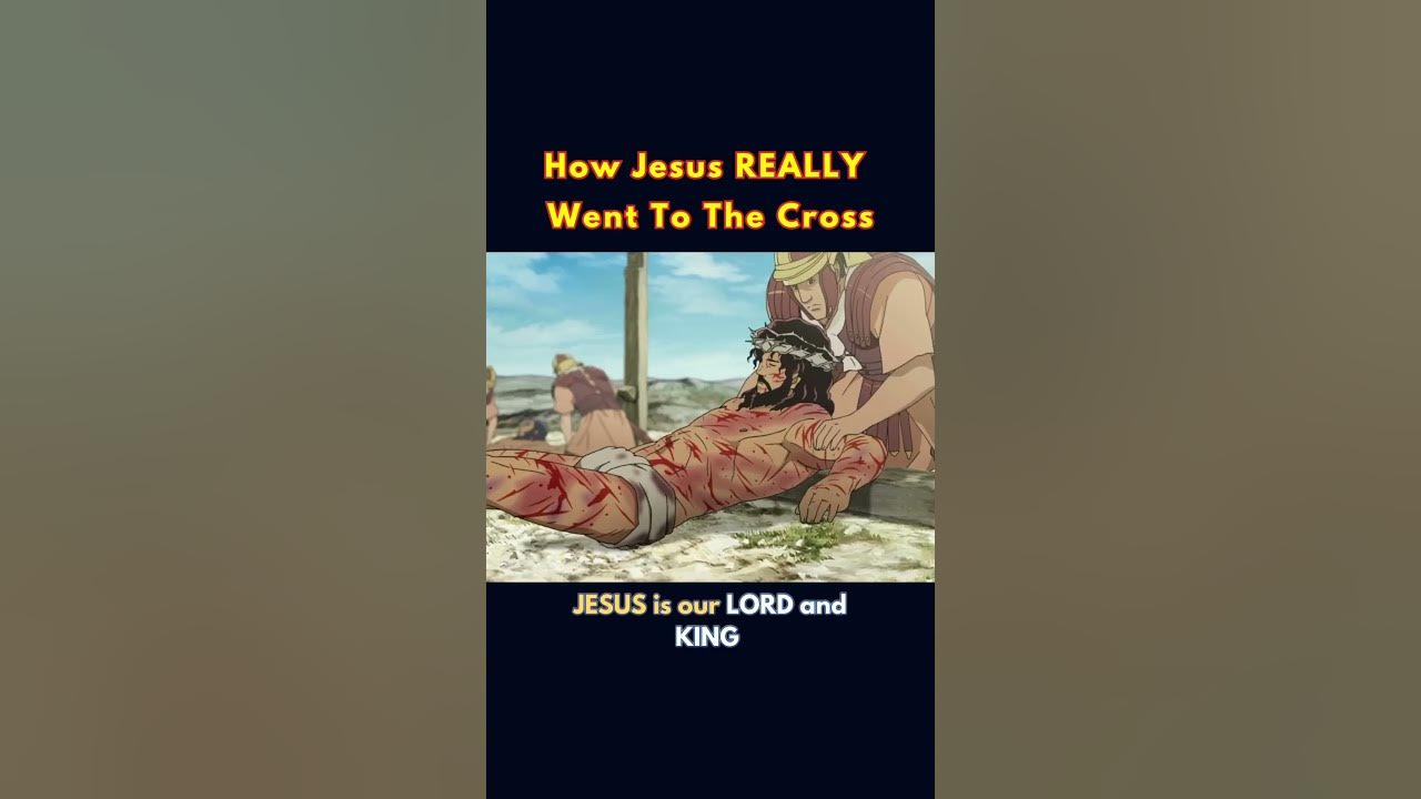 How Jesus REALLY Went To The Cross😭 #shorts #youtube #newtestament #jesus #bible #fypシ