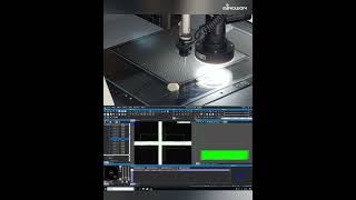 Silicon Wafer Inspection by Sinowon High Precision Moving Bridge Automatic Vision Measuring Machine