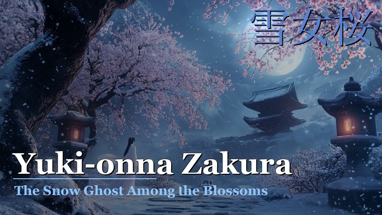 雪女桜 — Yuki-onna Zakura｜The Snow Ghost Among the Blossoms｜Dark