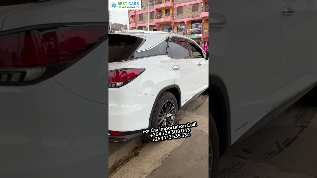 Lexus RX450h For Sale Fueling RX450H Car Importation From Japan To Kenya