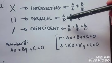 Relative position of two lines - Mercedes Portero