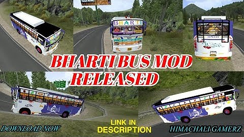DOWNLOAD NOW || BHARTI BUS MOD || HP PRIVATE BUS MOD#bussid