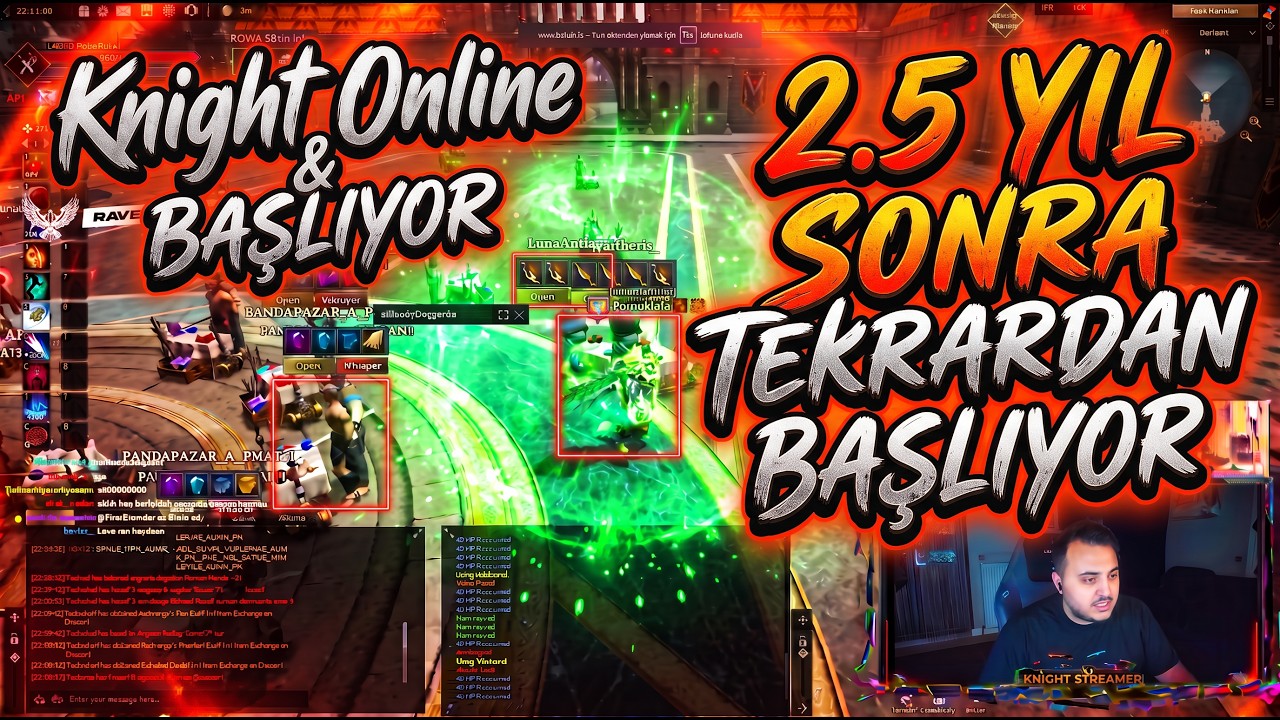 PoineMaia - 2.5 Yıl Aradan Sonra Tekrar Knight Online Başlayacağını Açıklıyor! Knight Online