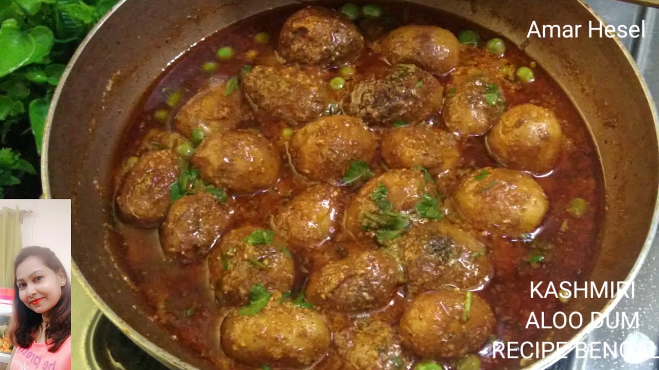 KASHMIRI ALOO DUM RECIPE BENGALI/HOW TO MAKE KASHMIRI DUM ALOO WITHOUT