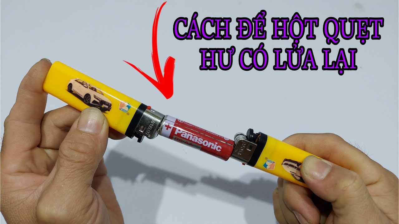 CÁCH THAY ĐÁ HỘT QUẸT GAS HẾT ĐÁ SIÊU NHANH RẤT DỄ - youtube