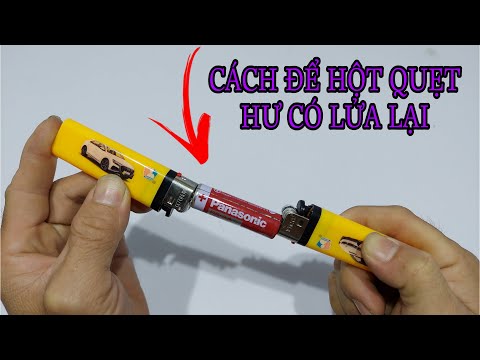 Video CÁCH THAY ĐÁ HỘT QUẸT GAS HẾT ĐÁ SIÊU NHANH RẤT DỄ - youtube