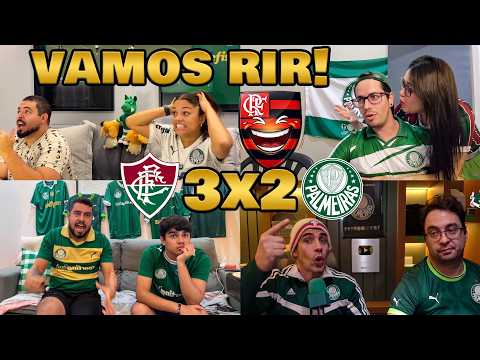 REAÇÕES DOS PALMEIRENSES REVOLTADOS! FLUMINENSE 3x2 PALMEIRAS BRASILEIRÃO.