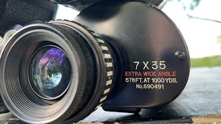 Japan binoculars Sirius 7x35 review repair test comparison tento fernglas lornetka