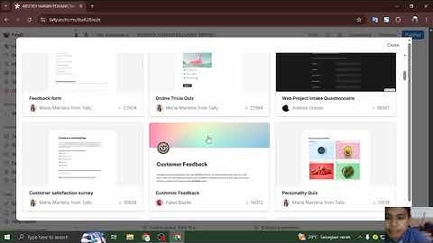 Tutorial Membuat Formulir Pendaftaran Menggunakan Web Tally.so