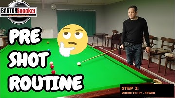 Snooker Training Pre Shot Routine - Snooker Coaching - Snooker Lesson
