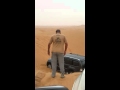 Pajero self recovery in sand dunes