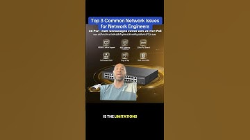 Top 3 Common Network Issues for Network Engineers. #ccna #networkengineer #troubleshooting