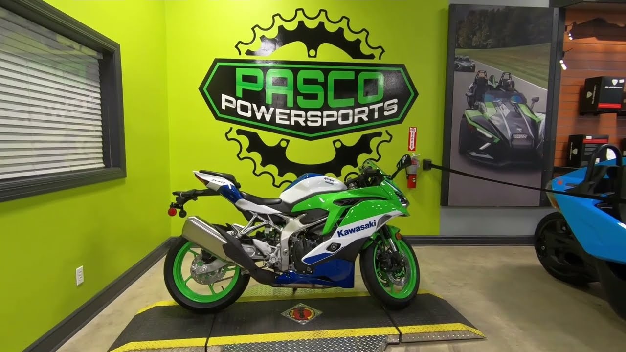 New Green 2024 Kawasaki NINJA ZX-4RR ANNIVERSARY / ZX400SRFAL