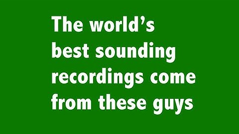 Want uncompressed music, without EQ? Check out these labels